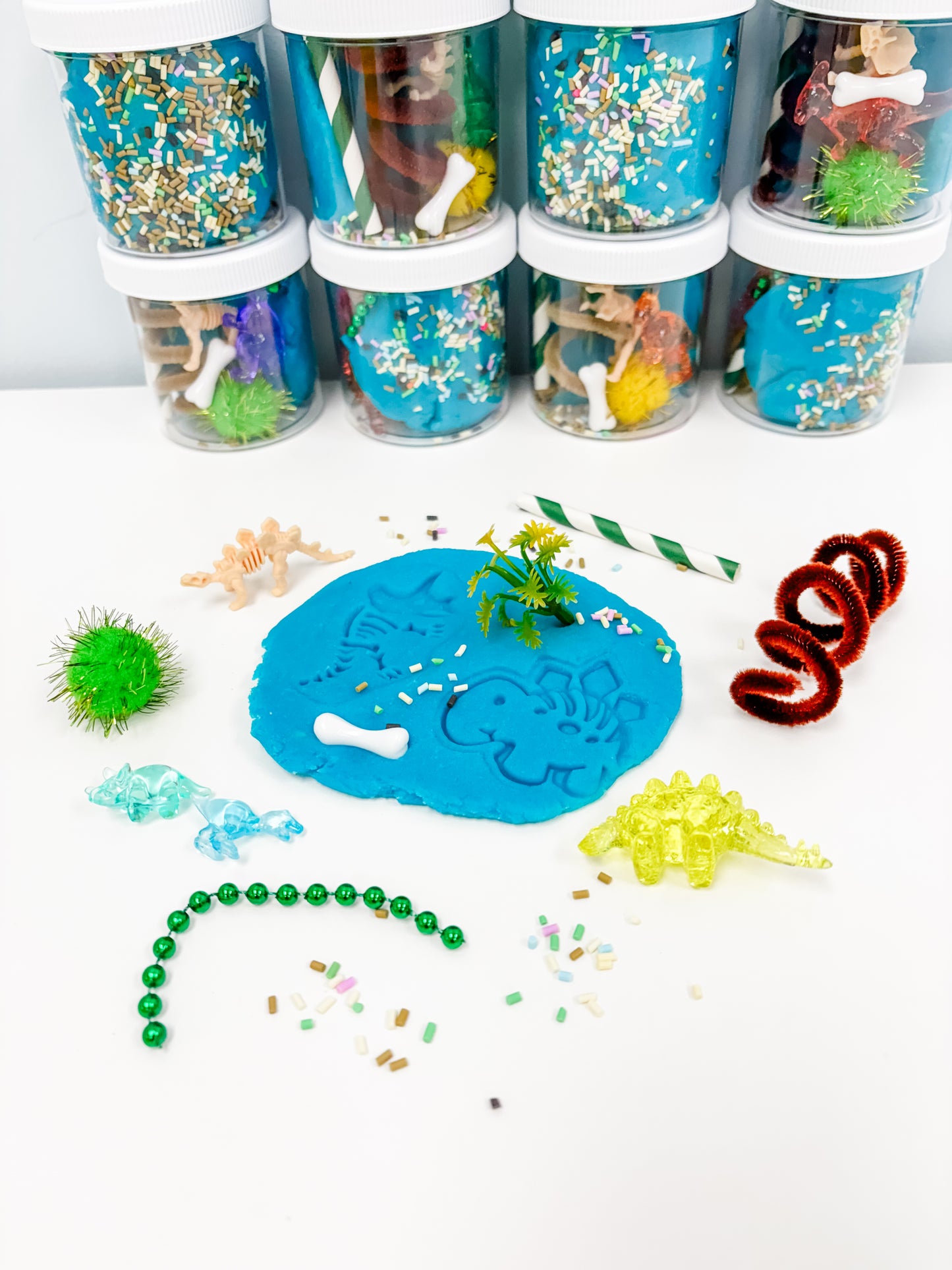 Dinosaur Sensory Dough Jar Kit