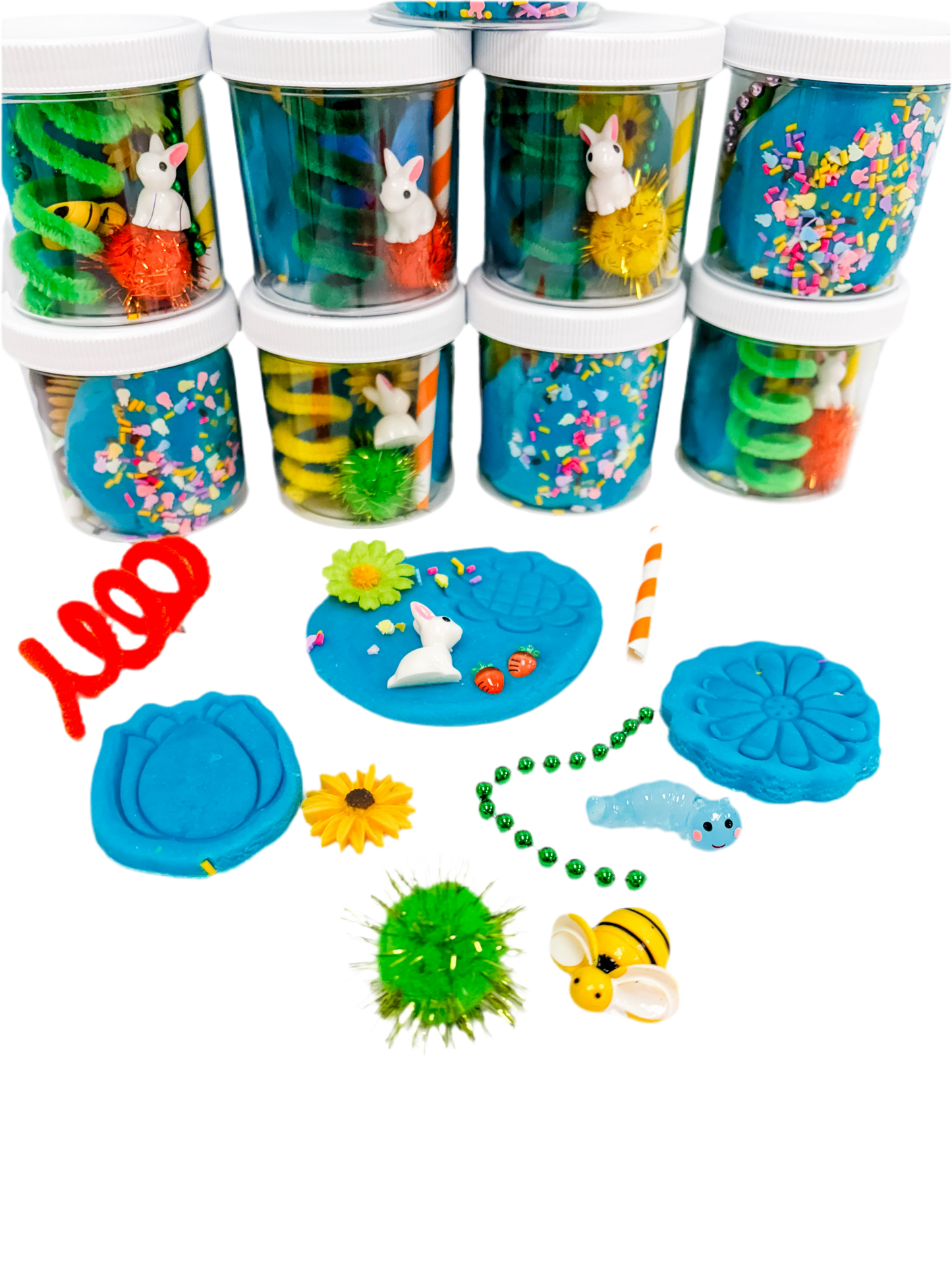 Spring Sensory Dough Jar Kit