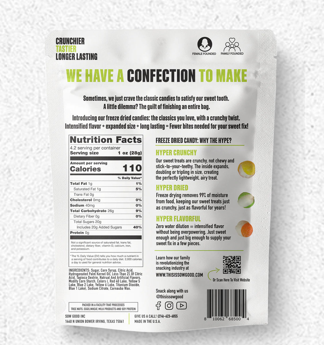 Freeze Dried Sour Bites Candy