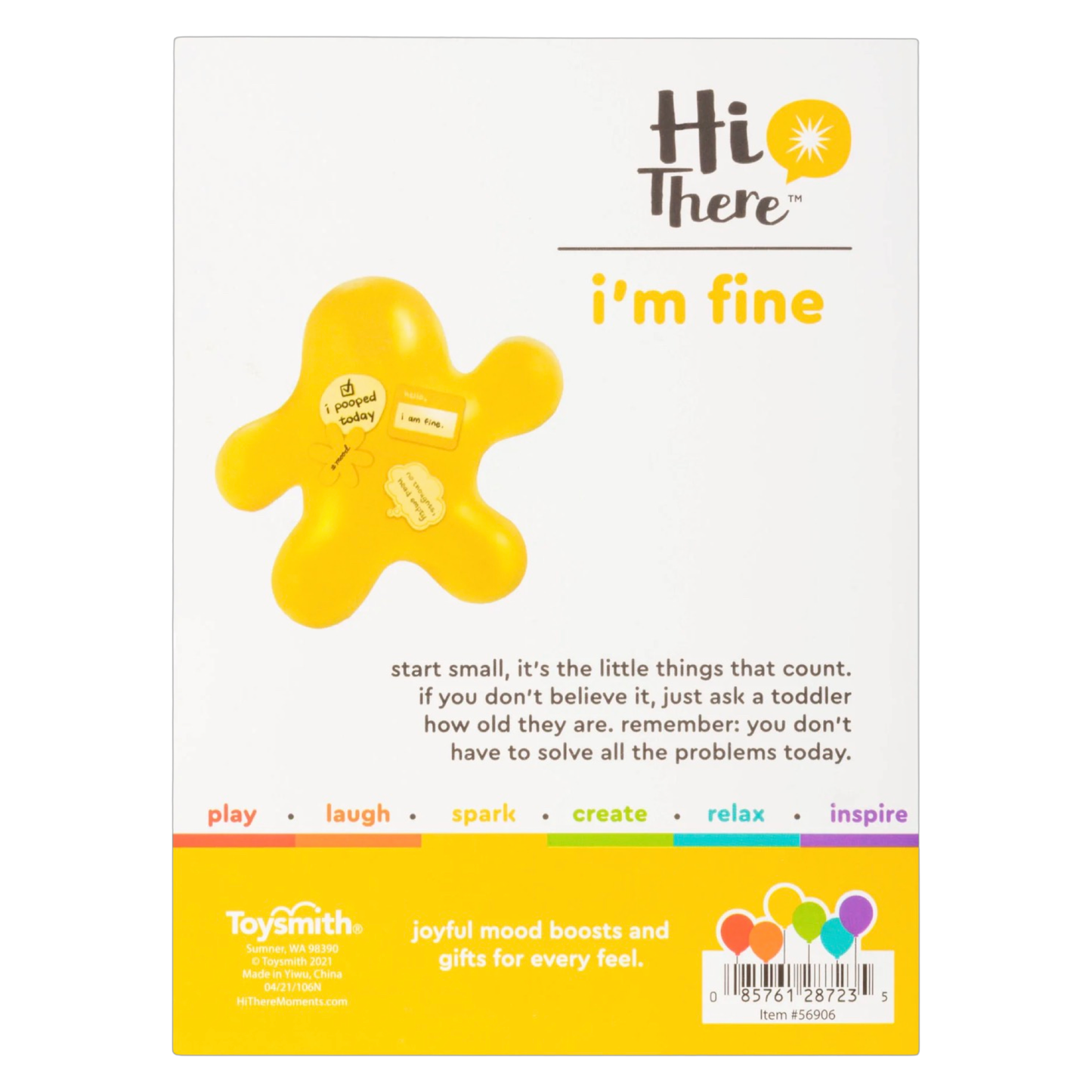 Hi There I'm Fine Stress Ball