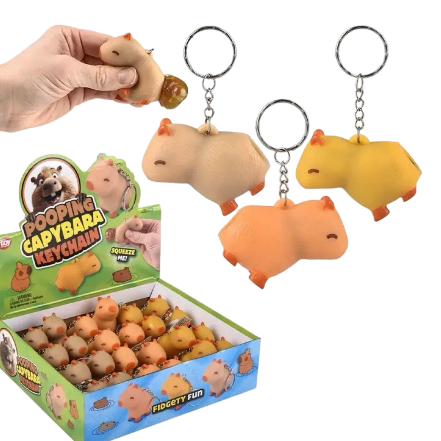 Pooping Capybara Keychain