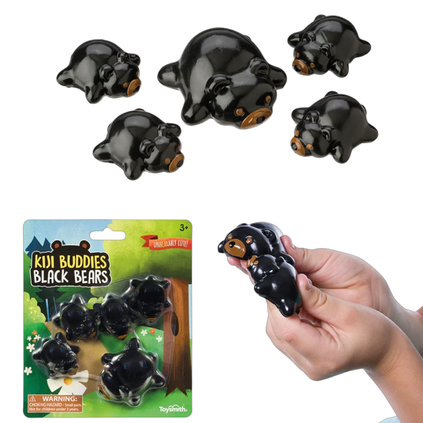 Kiji Buddies Black Bear Mochis