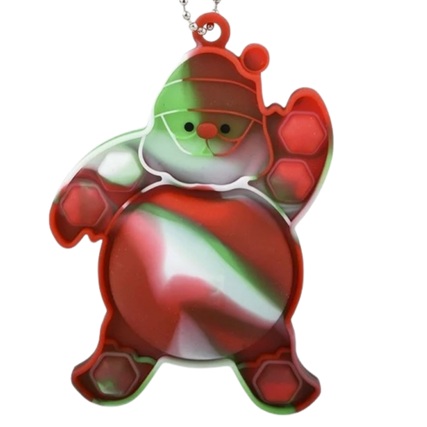 Christmas Reversible Popper Keychain
