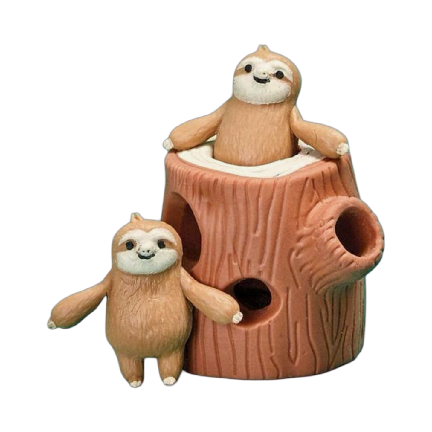 Stretchy Sloth in a Stump