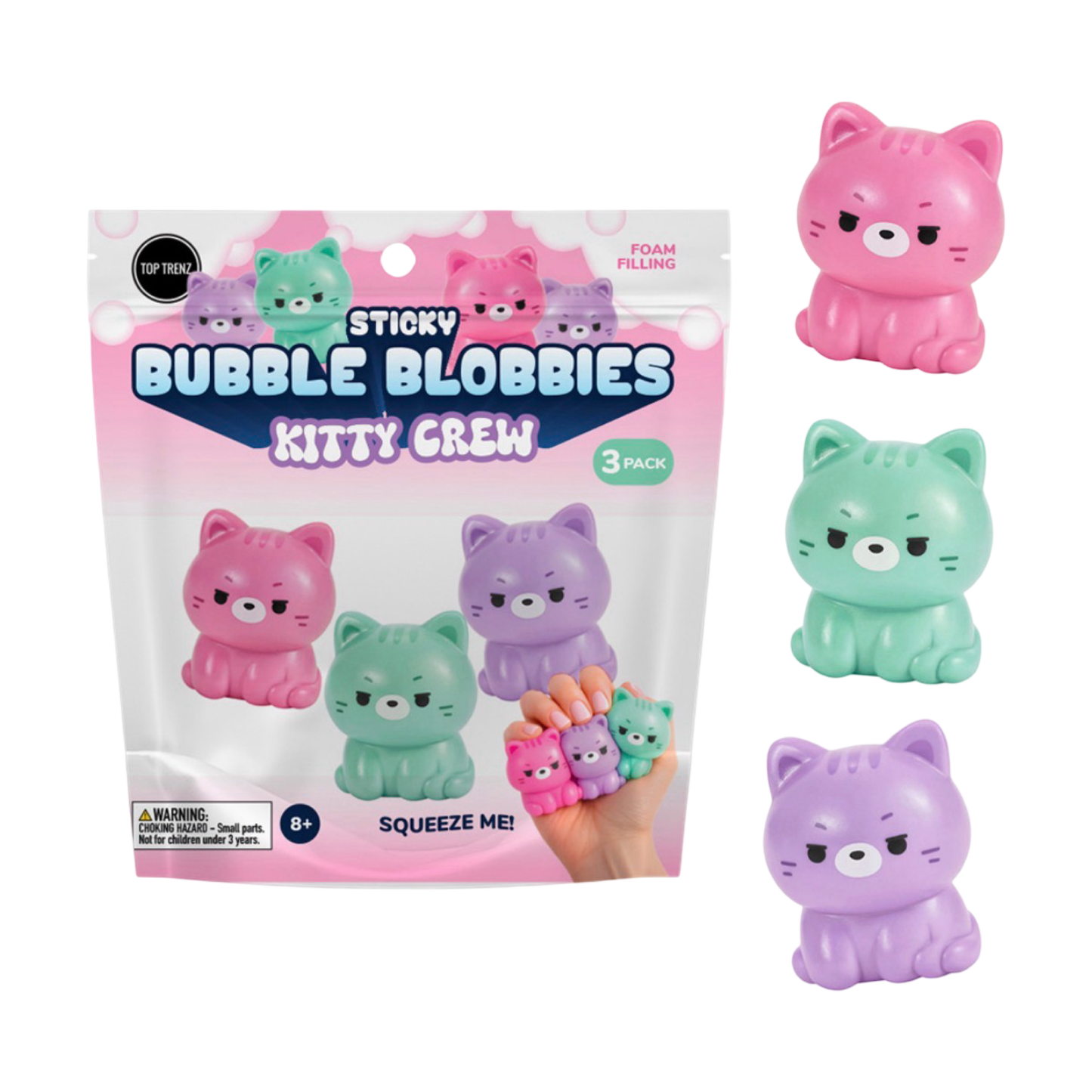 Sticky Bubble Blobbies - Kitten Crew