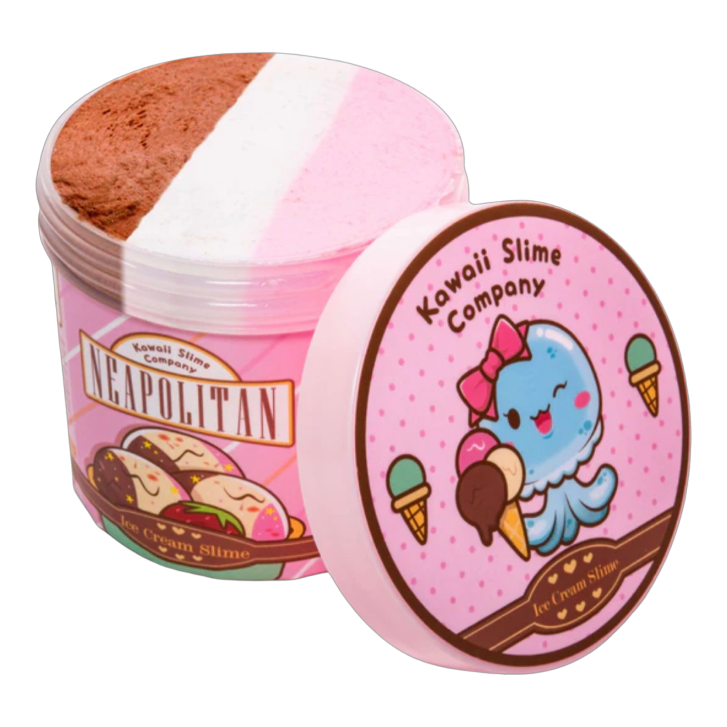 Neapolitan Ice Cream Slime