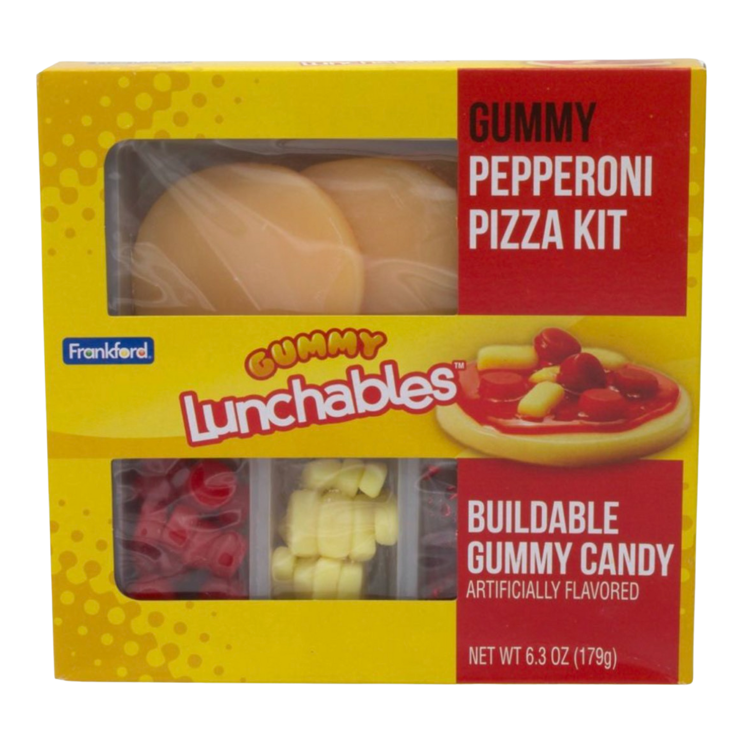 Lunchables Gummy Pepperoni Pizza Candy