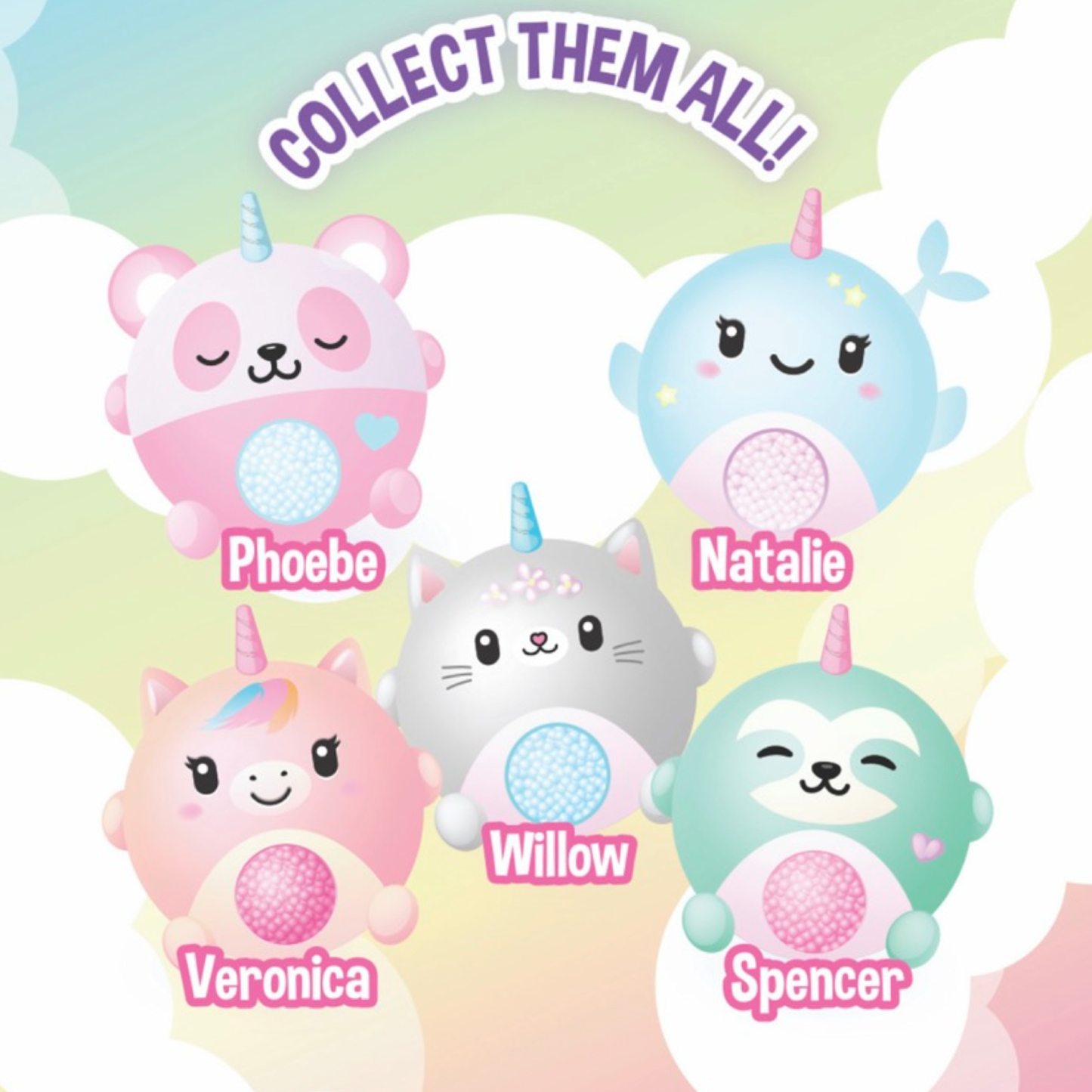 Unicorn Plush Beadies