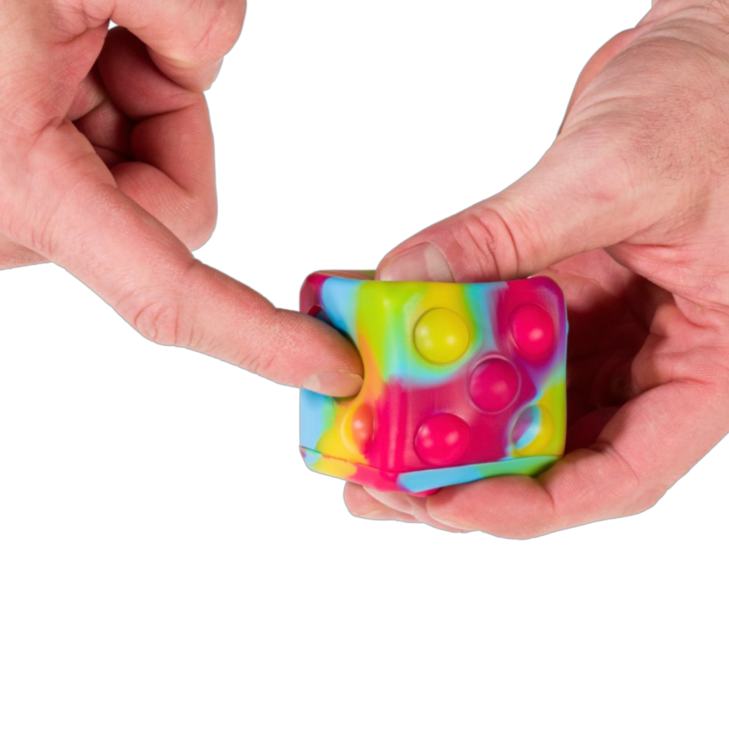 Rainbow Popper Dice