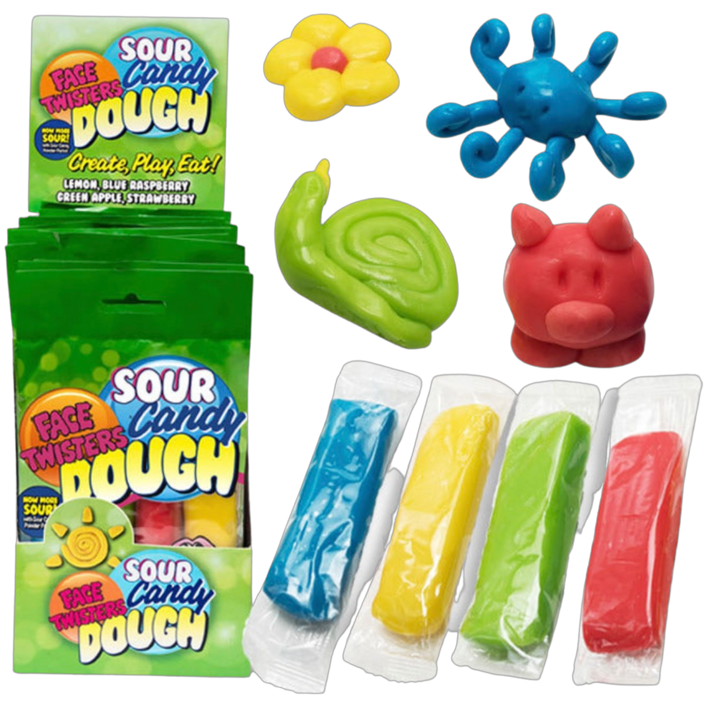 Face Twister Sour Candy Dough