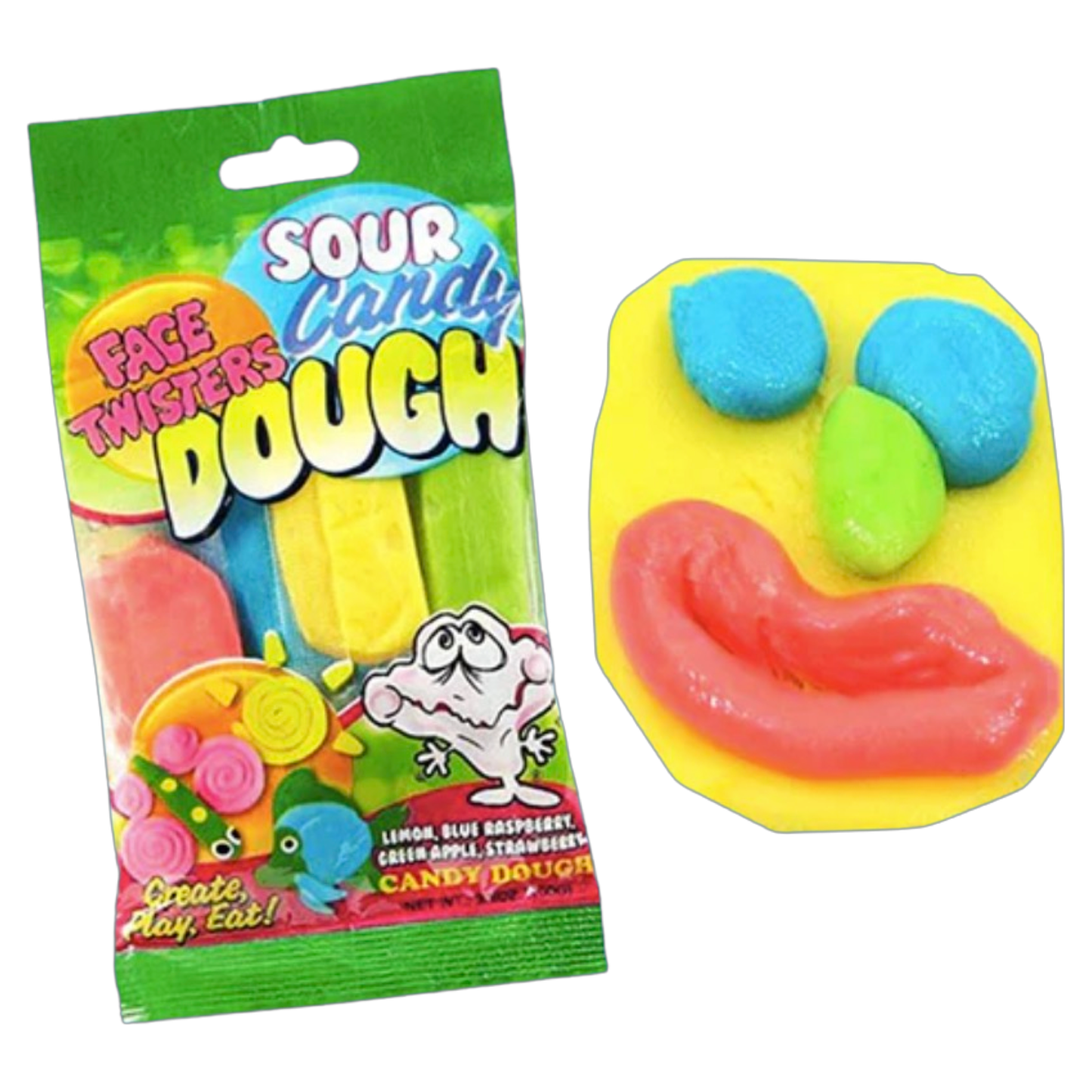 Face Twister Sour Candy Dough