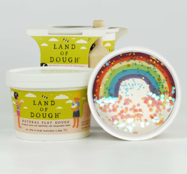 Over the Rainbow Natural Play Dough