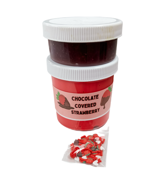 Chocolate Covered Strawberry Slime Kit