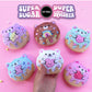 Plush Sugar Squisher Bear Donuts