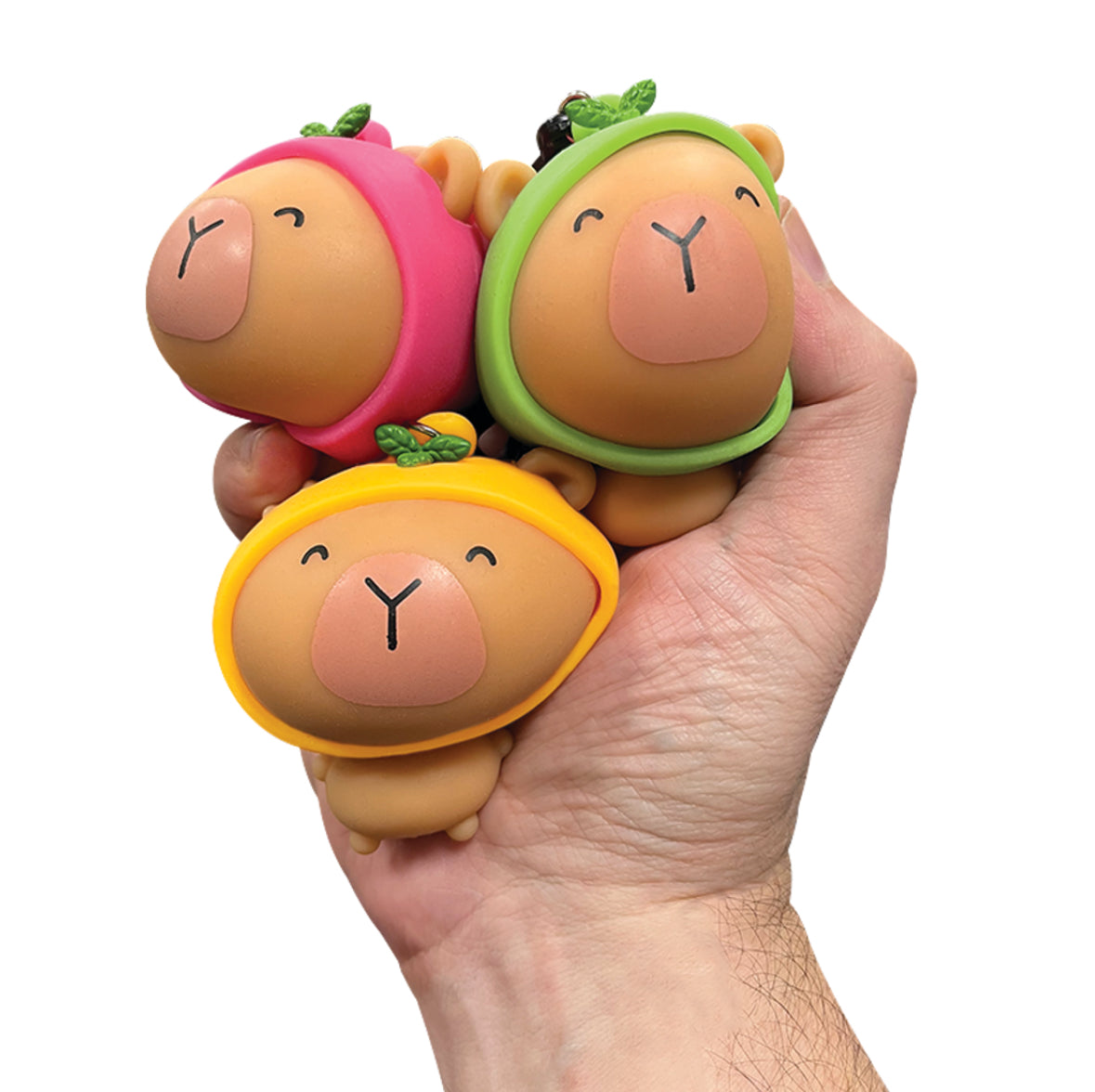 Capybara Squishy Keychain