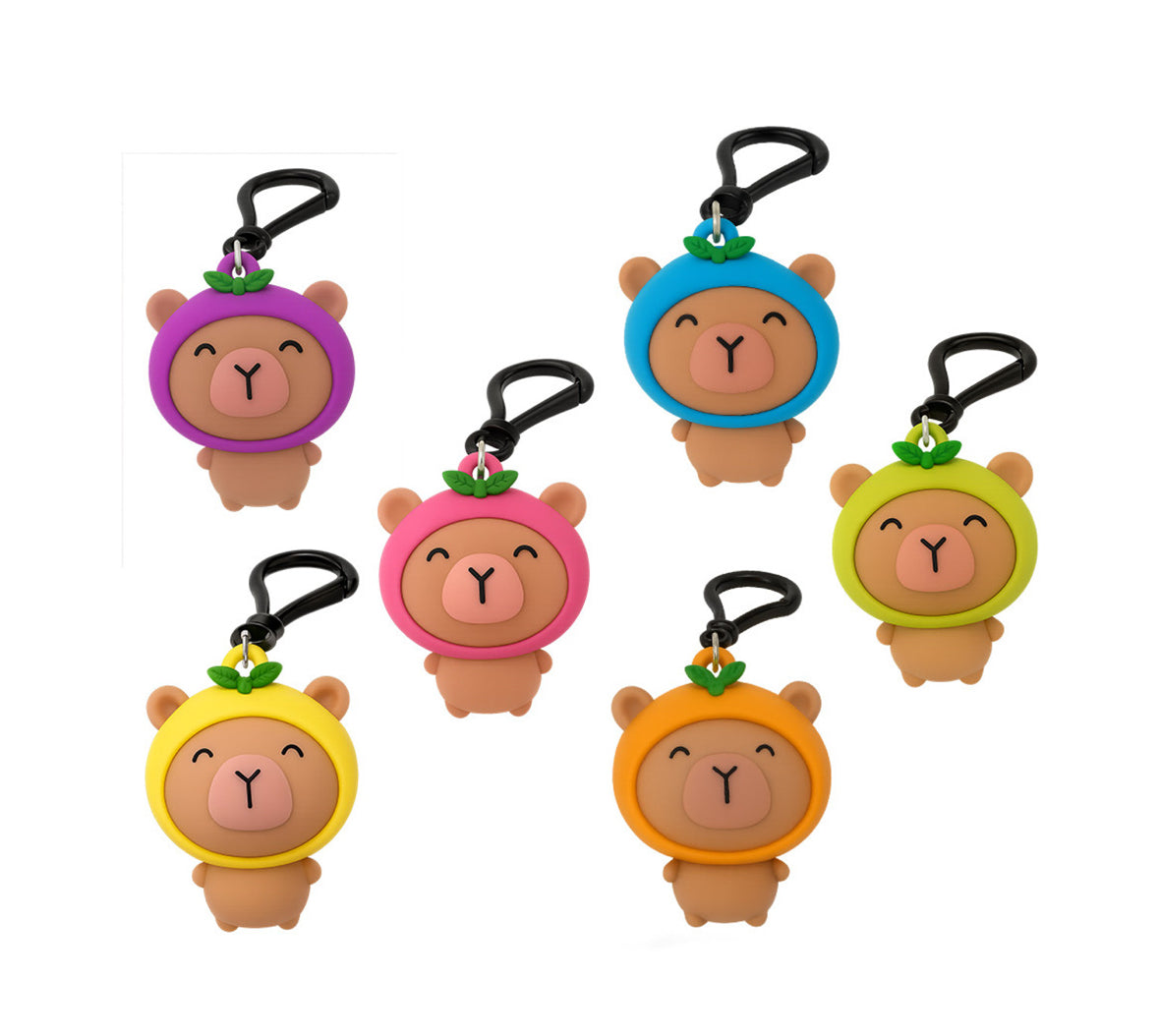 Capybara Squishy Keychain
