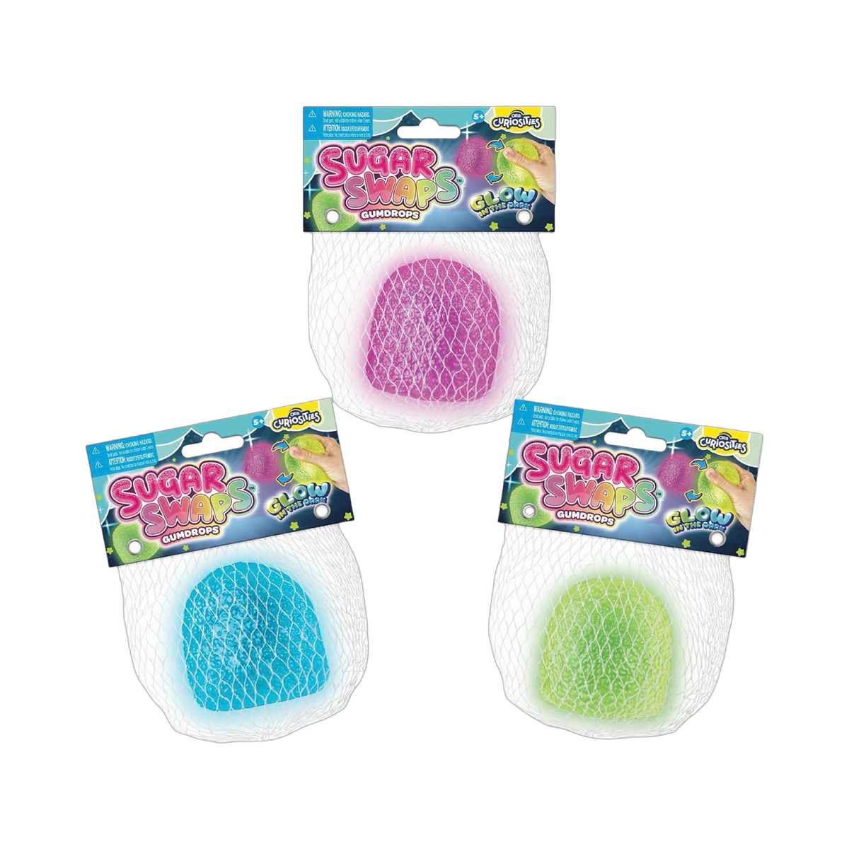Sqweezy Gumdrop Glow in the Dark