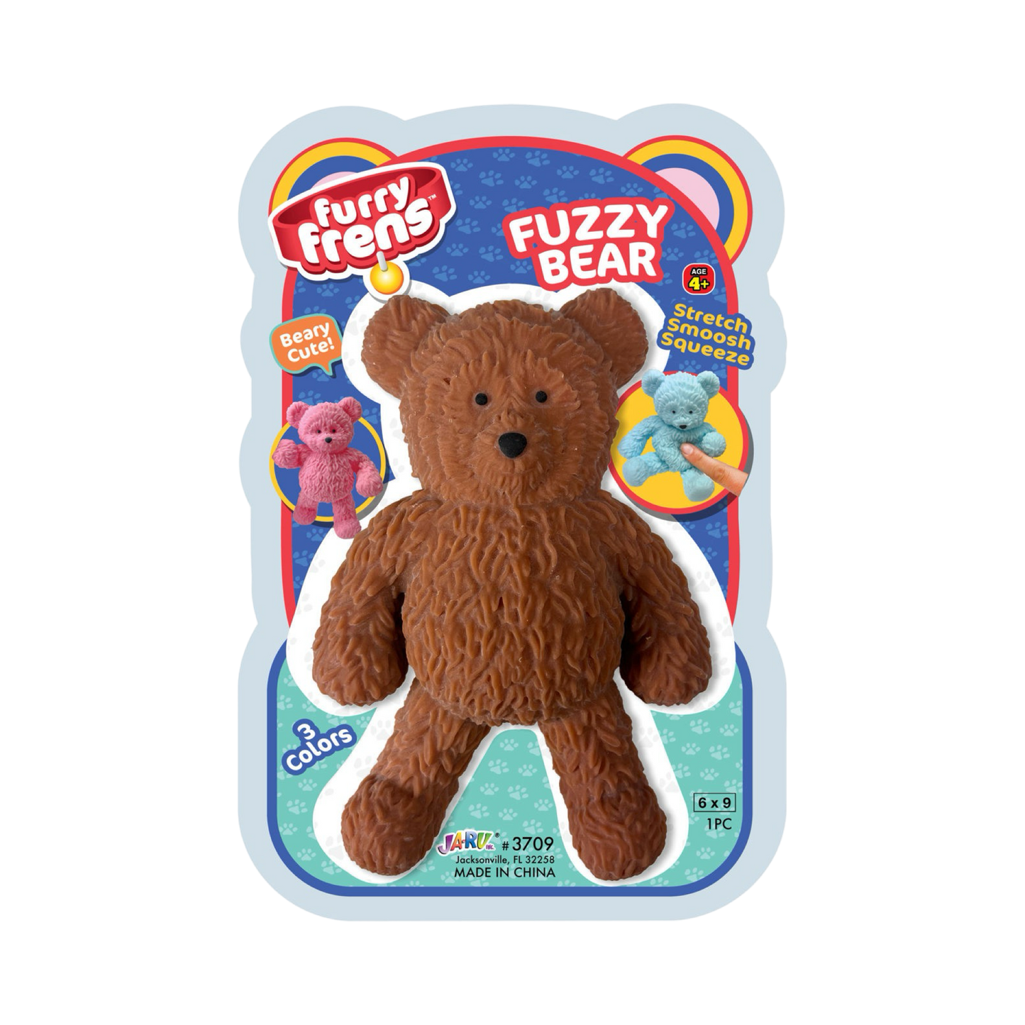 Fuzzy Bear Stress Ball