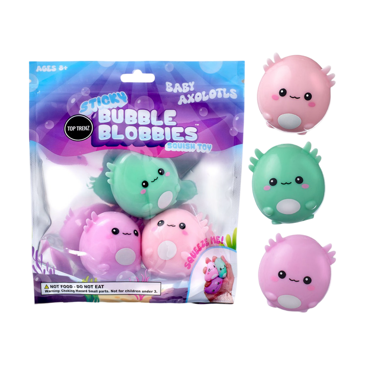 Baby Axolotls Bubble Blobbies