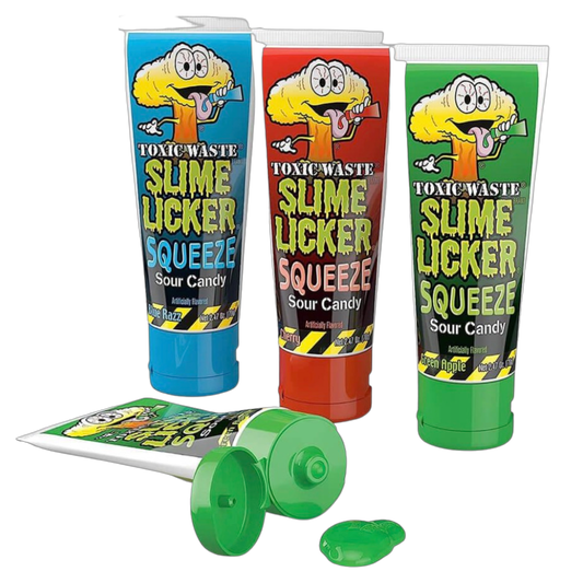 Toxic Waste Slime Licker SQUEEZE Candy