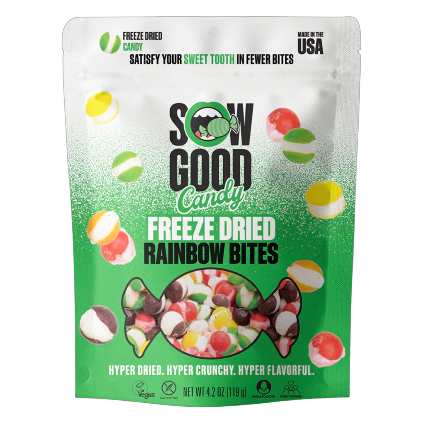 Freeze Dried Rainbow Bites Candy