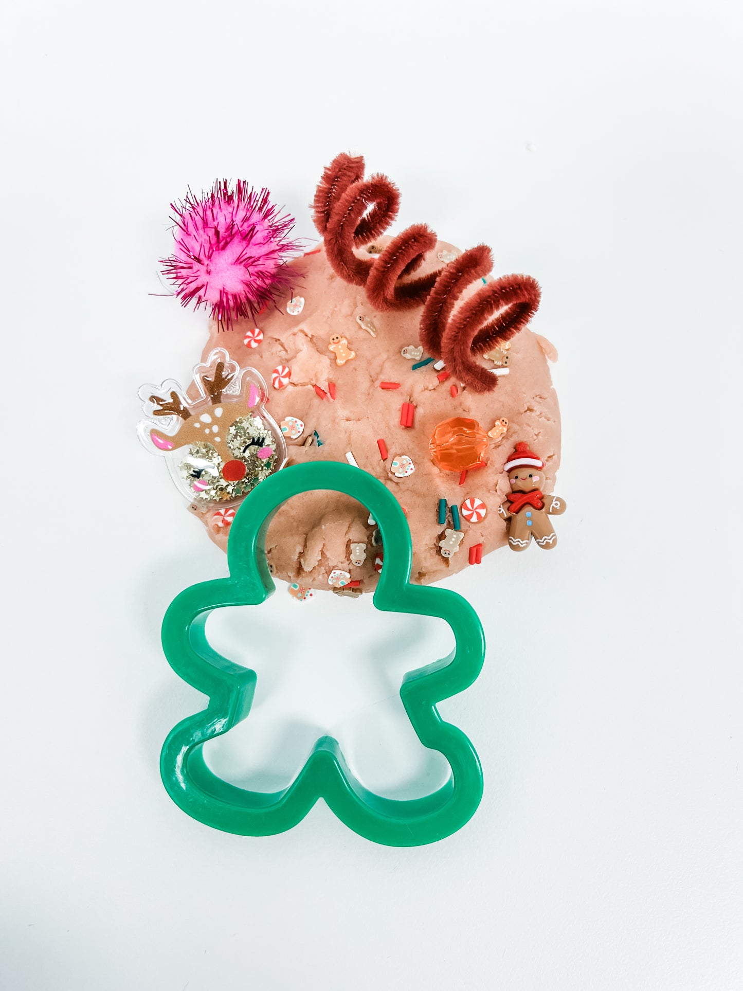 Dough Sensory Jar: Gingerbread Theme