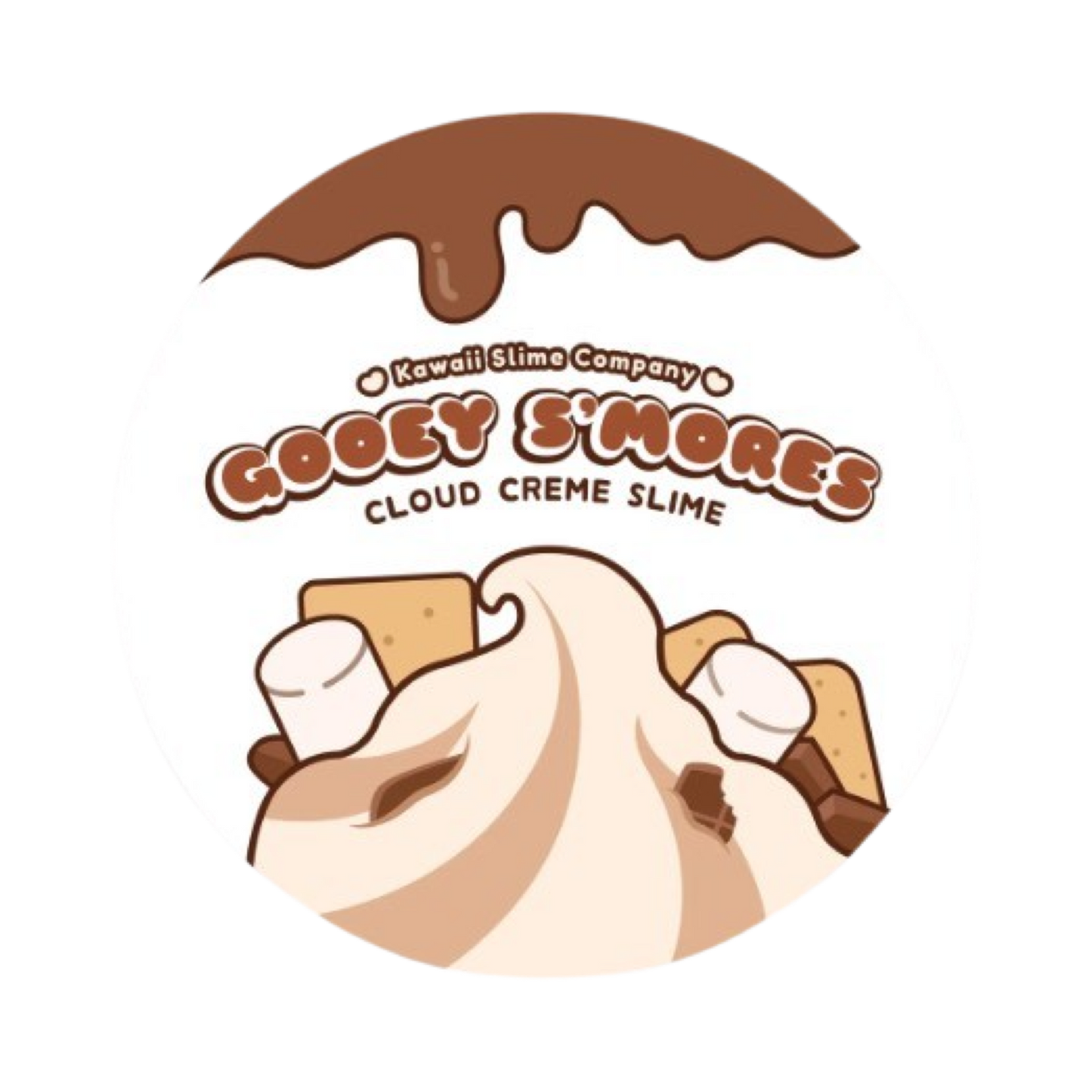 Gooey S'mores Cloud Creme Slime