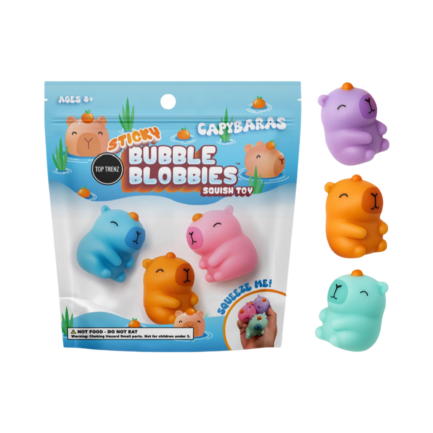 Capybara Sticky Bubble Blobbie