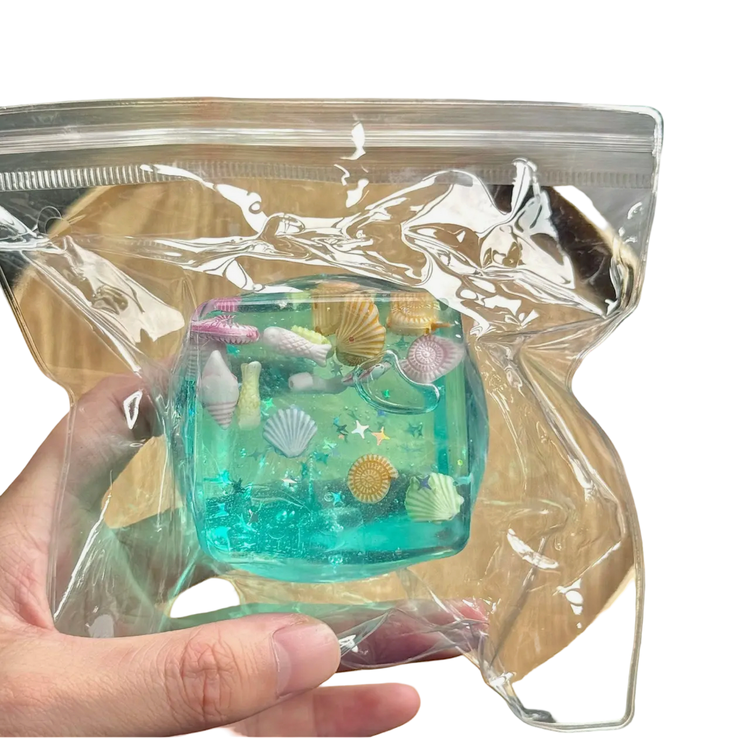Seashell Sugar Ice Cube