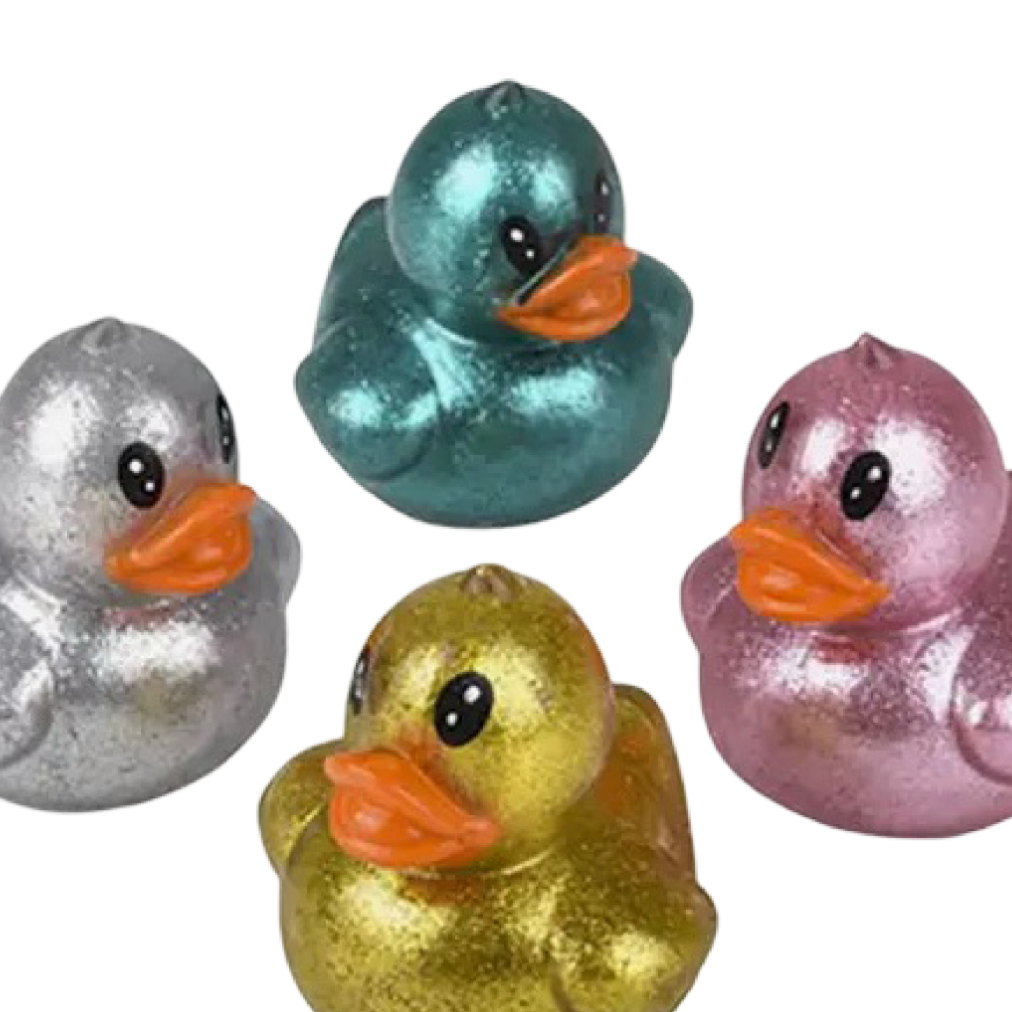 Sticky Squish Glitter Duck