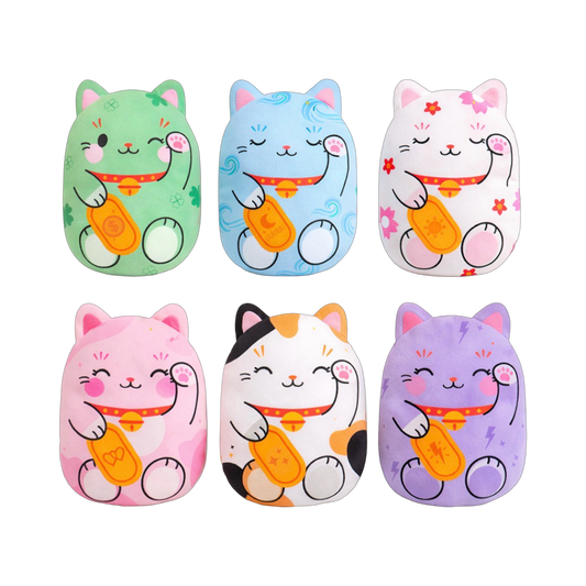 Bubble Stuffed Squishy - Mystery Mini Lucky Cats