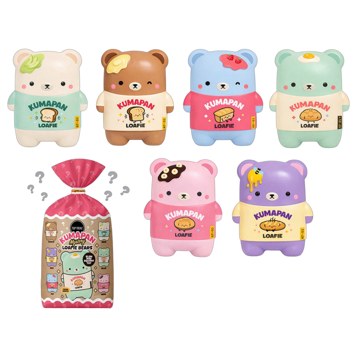 Kumapan Mystery Loafie Bears