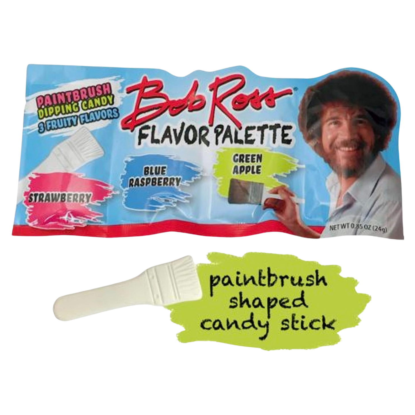 Bob Ross Flavor Palette Dip Candy