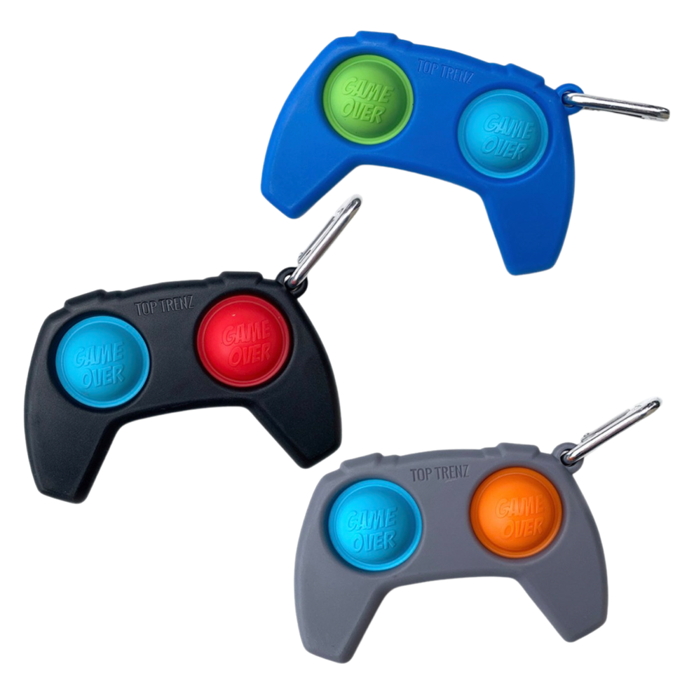 Game Controller Dimple Keychain Fidget Toys Plus