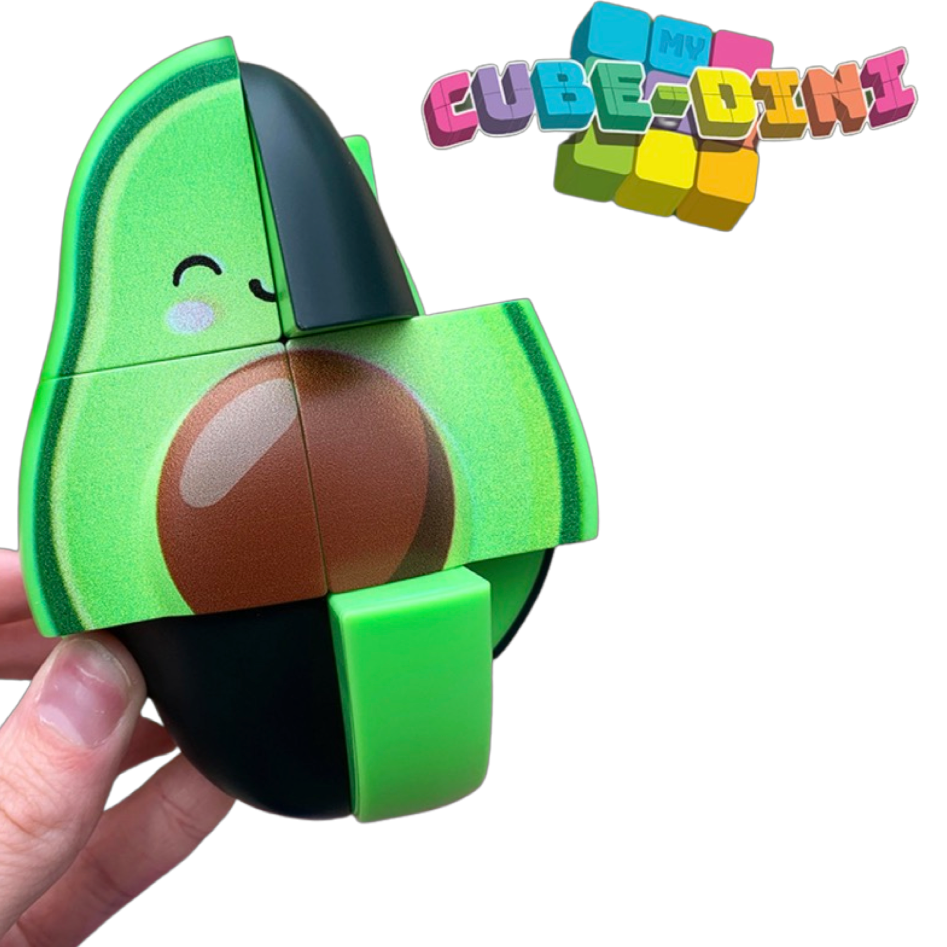 Top Trenz Cube-Dini Avocado Magic Jumble Cube