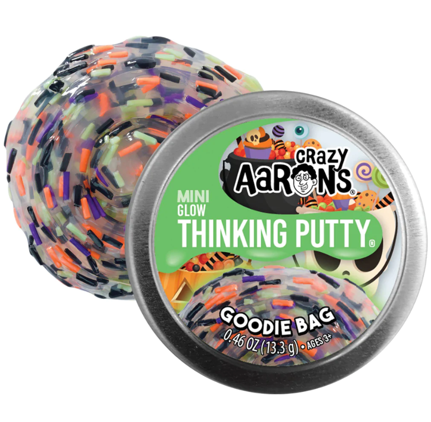 Crazy Aarons Goodie Bag Mini Glow Thinking Putty