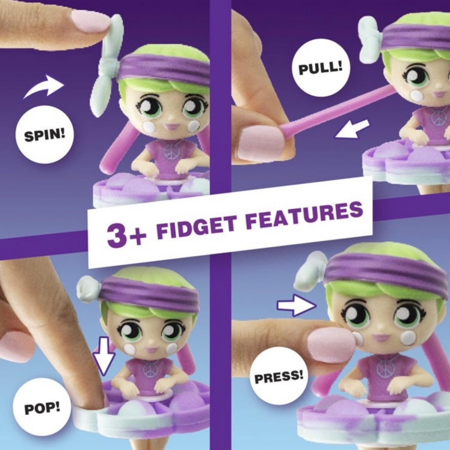 Fashion Fidgets - Collectible Fidget Doll