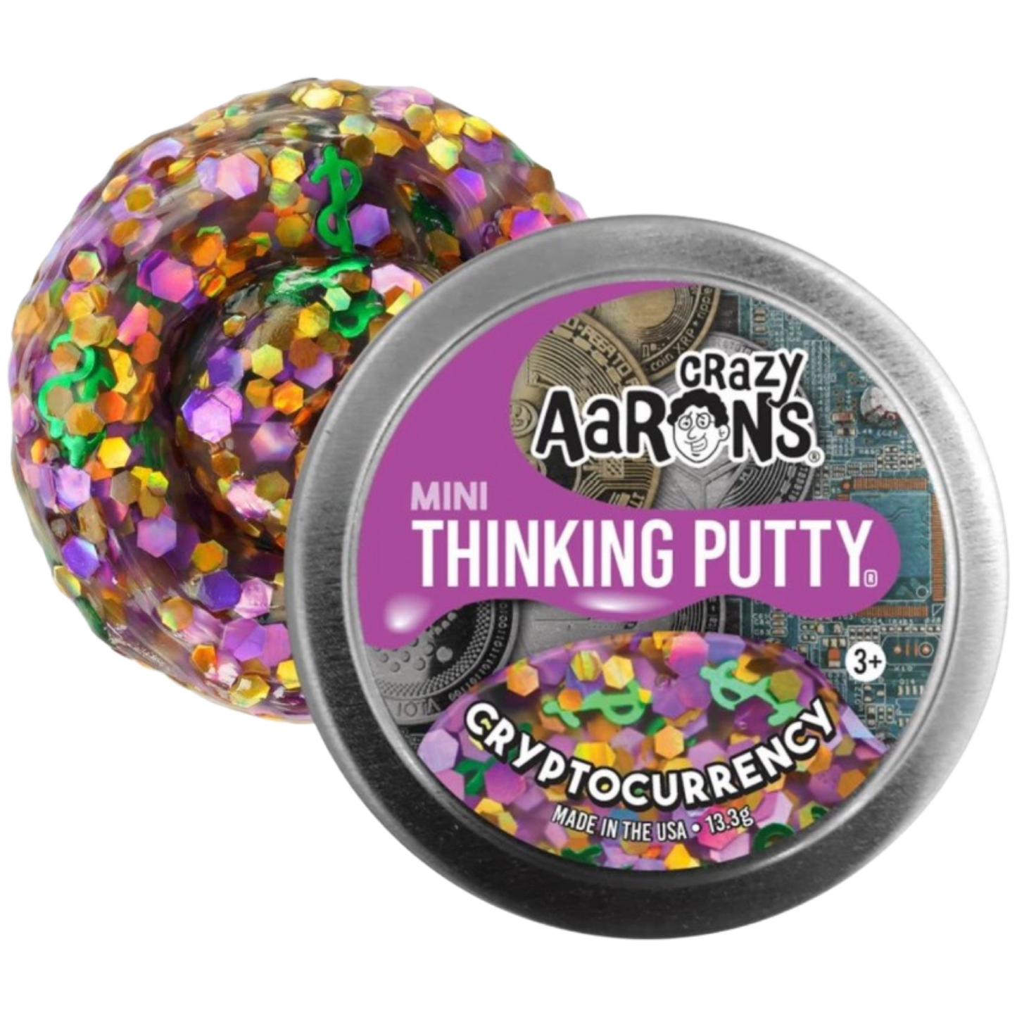 Crazy Aarons Cryptocurrency Mini Thinking Putty