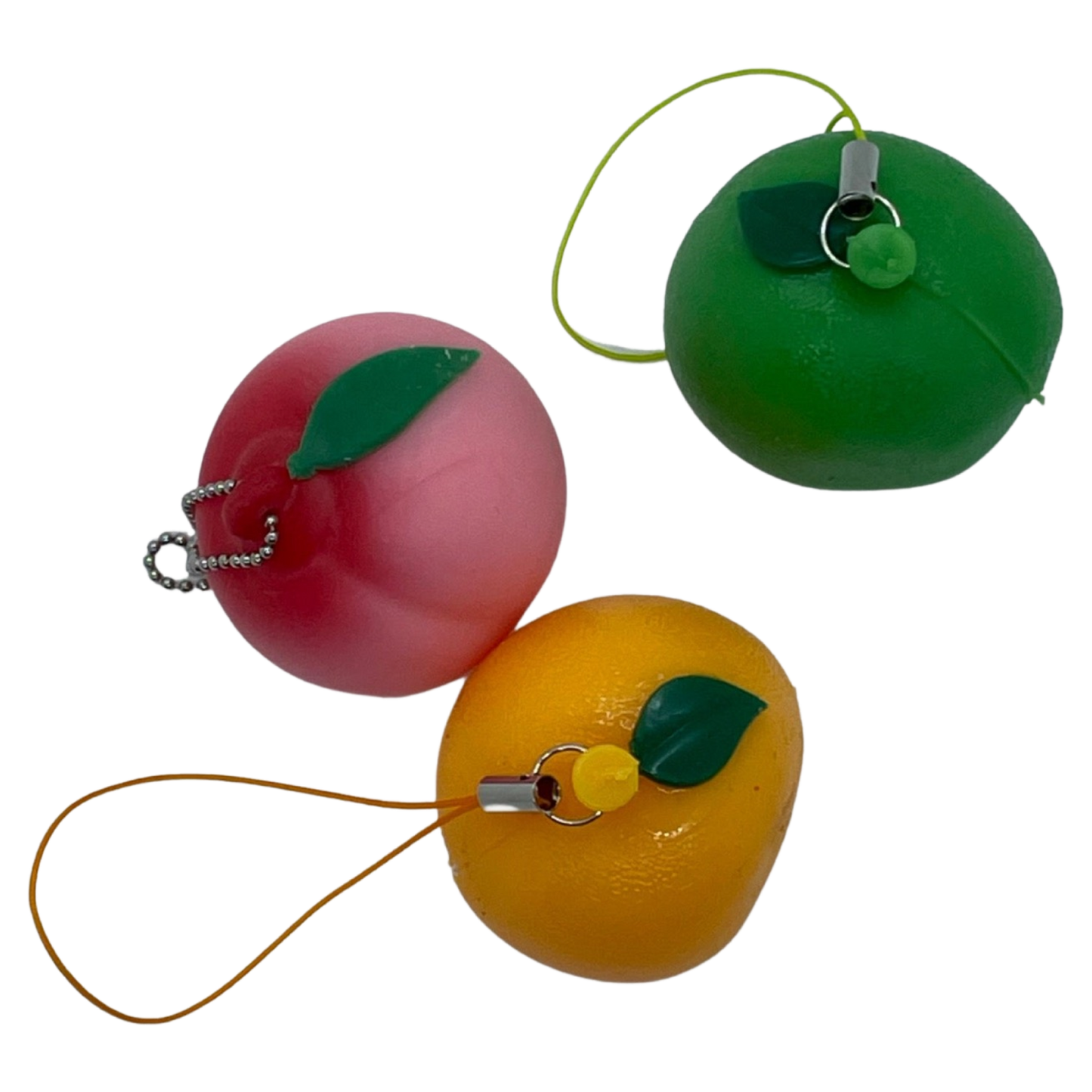 3-Pack of Fruit Keychains