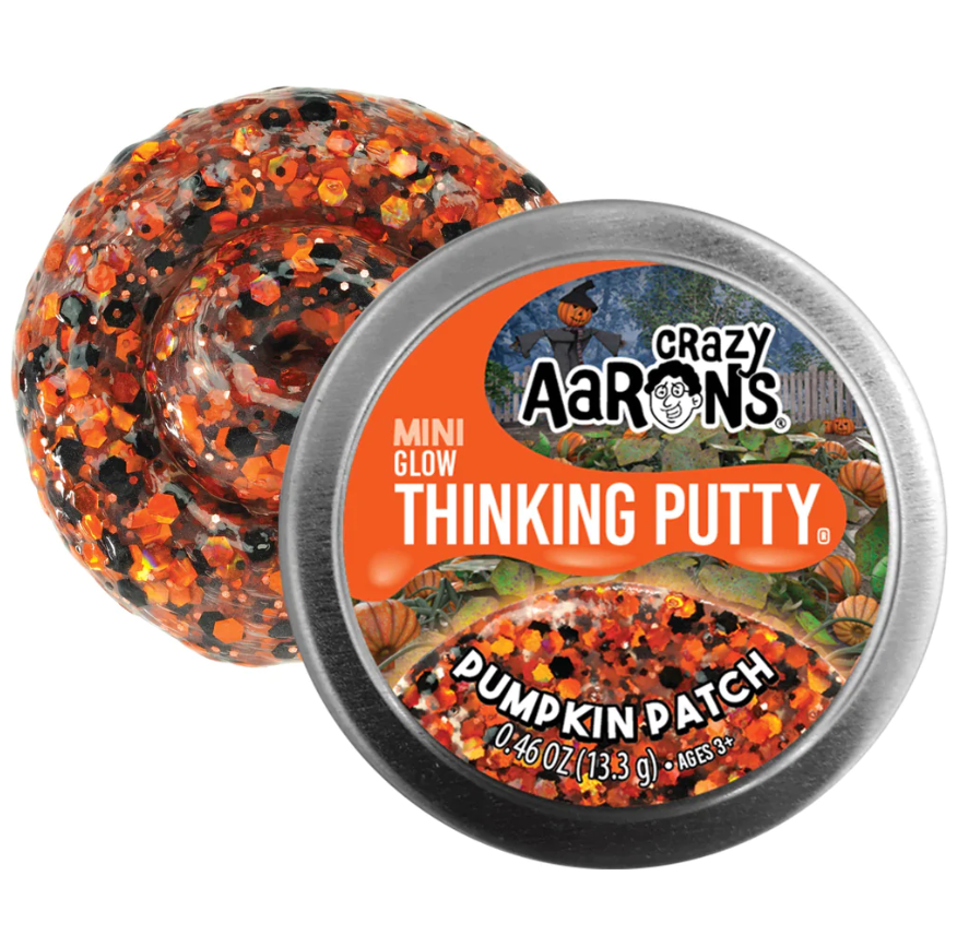 Crazy Aarons Pumpkin Patch Mini Glow Thinking Putty