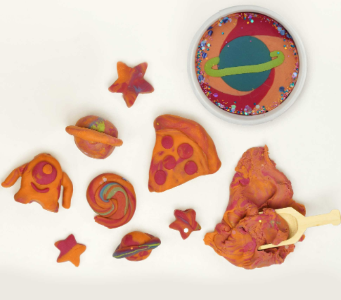 Saturn Sparkle Natural Play Dough